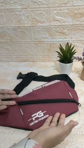 Tas Selempang Waistbag Pria Kasual Model Sablon Tas Pinggang Distro - PG 8852