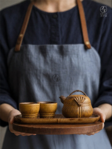EDONUS | Elegant Kung Fu Tea Set with Tray Gift Box