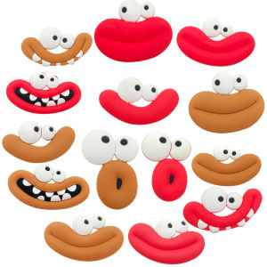 Hot Toys | 14pcs Cute Sausage-mouth Shoe Charms For Slides Sandals PVC Shoe Decoration Accessories For Christmas Birthday Gift Party Favor