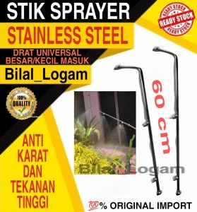 STIK SPRAYER STAINLESS TU26 IMPORT 3 MATA 60CM DRAT UNIVERSAL