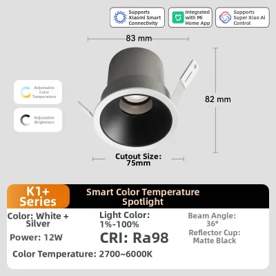 Anti-glare Intelligent Spectrum Spotlight