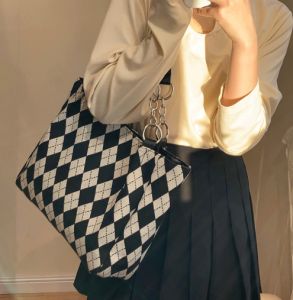 Korean Shoulder Bag: Large Capacity Women's School & Office Bag