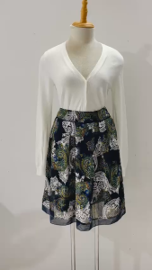 Chân váy voan ngắn chân váy voan xếp ly hàng si  – secondhand Nhật size ghi trên hình