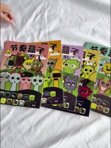 Sprunki Coloring Book Sprunki Handwriting Book Sketch Book Line Drawing Book For Kids