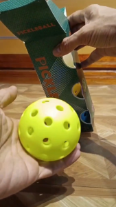3Pcs. Optic Outdoor Performance 40-Hole Aerodynamic design Pickleballs Excellent Elasticity & Consistent Bounce