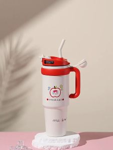 ถ้วยฉนวนแบบพกพา ถ้วยน้ำแข็ง สแตนเลส 316 ความจุ1000มล มีหลายสีให้เลือก ถ้วยความร้อนสร้างสรรค์ ความจุขนาดใหญ่-206