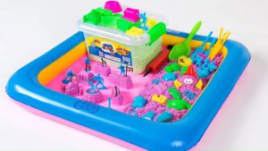 39PCS 1kg The Sand Dynamic Eco Space Sand Castle Play Set Tools Play Diy Sand Kids Toy Toys Playset Mainan Budak Pasir Doh