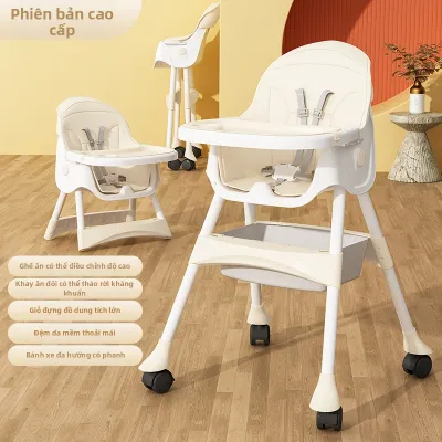 SHANNAIER | Ghế Ăn Dành Cho Bé Đa Năng Gấp Gọn Di Động