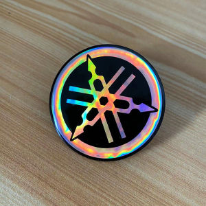 Free Shipping 2Pcs/Lot Rainbow 3D Resin Emblem For Yamaha Logo Lc135 Y15zr R25 MT09 125zr
