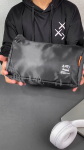 Rubyshop - Tas Selempang Pria AMBER Casual - Tas pria Casual Bahan Prasut