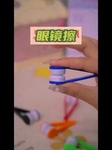 Two-side Glasses Brush Microfiber Spectacles Sunglasses Cleaner Eyes Glasses Cleaning Rub Pengelap Cermin Mata