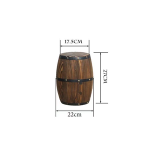 Wood Wine Barrel Pendant Light Vintage American Industrial Style Wrought Iron Pendant Lamp Restaurant Bar Home Atmospher Light
