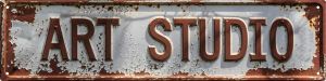 CIFbuy | Vintage Surf Beach Metal Sign - 4x16" Nautical Wall Art for Home Bar Cafe & Outdoor Decor