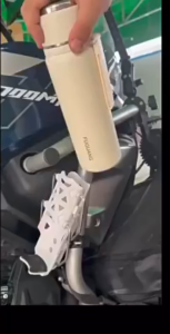 Hot Deal Motorcycle Cup Holder Adjustable Handlebar Cup Cage Road Cycling Motorbike Beverage Water Bottle Cage Drink Cup Holder