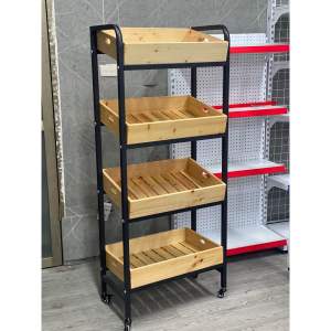 Kệ để trái cây Giá Kệ để hoa quả Kệ để rau củ ( Cao 1m5 x Dài 65cm)