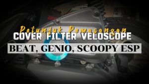 Cover Filter Hawa Veloscope Honda Beat Genio Scoopy ESP Velocity by Exie Art