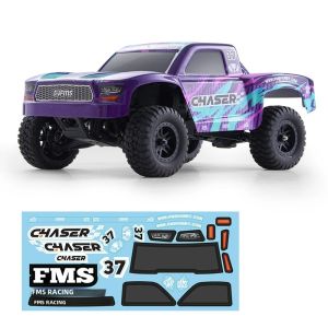 Xe Điều Khiển Từ Xa FMS 1/24 FSC24 Chaser Thân Kim Loại Xe Tải Địa Hình Có Hai Servo Thân Thiện Với Người Mới Bắt Đầu Mạnh Mẽ Thiết Kế Nhỏ Gọn