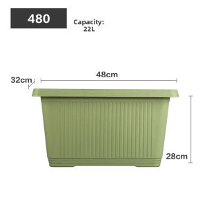 IRIS | Rectangle Large Planting Pot For Balcony Vegetables