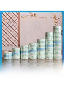 Waterproof Medical PU Film Invisible Skin Fixing Patch Navel Patch Three-Fold Hot Patch Wound Dressing Patch for Home Use