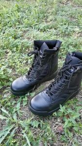 Mens Leather Shoes Casual Mountaineering Ultralight Tactical Boots Non-Slip Motorcycle Boots