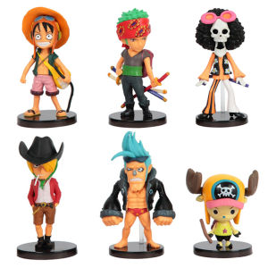 Bandai | 6pcs/set Anime One Piece Figure Action PVC Model Luffy New Action Collectible Decorations Doll Children Toys For birthday Gift