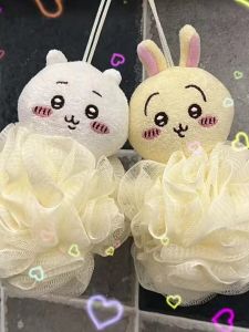 Búp Bê Tắm Kawaii Siêu Mềm Chiikawa Usatchi Búp Bê Tắm Hình Hoa Bọt Biển Dễ Thương Cho Trẻ Em Và Người Lớn