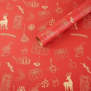 52*75cm Christmas Gift Wrapping Kraft Paper New Year Birthday Gift Packaging Decor DIY Artware Flower Packing Papers Decoration