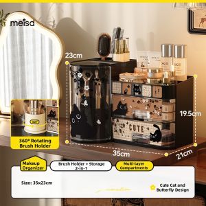MEISD | Attractive High-Capacity Makeup Organizer
