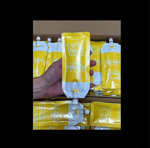 Beauty Vault Tinted Sunblock Cream 50g SPF 50 Sunscreen with tinted formula for skin protection.