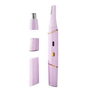 2-in-1 Electric Eyebrow Trimmer And Nose Hair Groomer USB Rechargeable Facial Hair Trimmer Pain-Free Precision Grooming Tool 