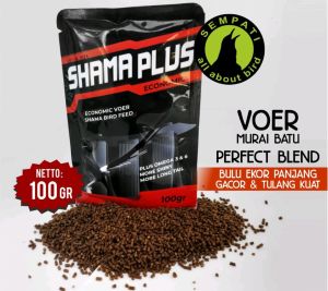 VOER MURAI BATU SHAMA PLUS SEMPATI 100GR PUR PAKAN BURUNG MURAI KACER PENTET DLL