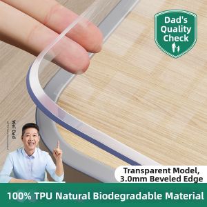 ZTION | Transparent Student Study Desk Mat TPU
