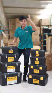 KANTO ชุดกล่องเครื่องมือพลาสติก 4กล่อง/ชุด ล็อคเหล็ก/พลาสติก รุ่น KT-BOX-MZ4IN1 / KT-BOX-MI4IN1