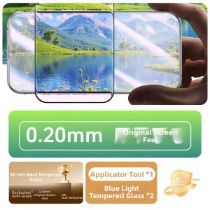 OUXUAN | 3D Curved AR Anti-Reflective Full Coverage Tempered Glass Screen Protector for Redmi K90/K80