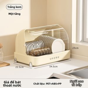 CHUMX | Giá Đựng Đĩa Thoát Nước Hai Tầng