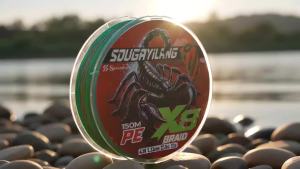 Sougayilang | Dây Câu Cá PE Bện SOUGAYILANG X8 150M Nhiều Màu Độ Bền Cao 08-80 Đường Kính 18-71lb Kiểm Tra Chất Lượng Nhật Bản Dây Câu Siêu Bền Dành Cho Câu Cá Ở Sông Biển Hồ