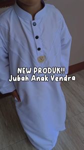 Jubah Anak VENDRA by VICKZTHA / Jubah Anak Terbaru 2023 / Jubah Habib Anak 4 Sampai 15 tahun / Jubah Anak Lengan Panjang / Gamis Anak Laki Laki