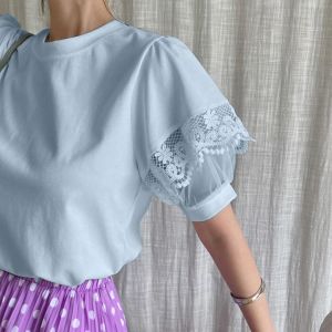 QKKshop  ฮอตมาก🔥เสื้อตาข่าย เสื้อลูกไม้ เสื้อผ้านิ่ม ทรงเสื้อเรียบร้อยแต่ใส่ดีเทลตาข่ายเพิ่มความน่าสนใจให้ไม่ธรรมดา เนื้อผ้านิ่มเด้งใส่สบายเหมาะกับอากาศประเทศไทย โทนสีเรียบร้อยพร้อมใส่ไปทุกงาน เรียบร้อยดูดีแบบนี้ไม่มีไม่ได้แล้วป่ะ 💸