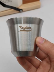 Thickened Stainless Steel 316 White Wine Cup Double Layer Anti Drop Small Alcohol Cup Coffee Cup Outdoor Camping Tea Cup