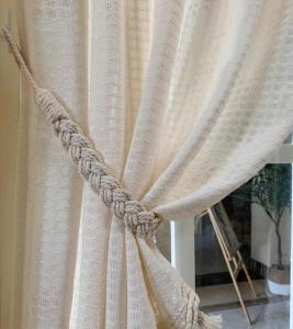 Handmade Twisted Rope Curtain Tiebacks Suitable for Living Room and Bedroom Home Decoration