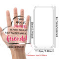 1PC Friend Gift for Coworker, Chance Made Us Coworkers Friends Gift for Colleagues Bestie Heart Shape Plaque Sign for Birthday. 