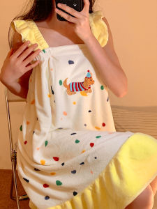 Váy Tắm Hình Chú Chó Dễ Thương Cho Bé Gái Quần Áo Tắm Nhanh Khô Vải Polyester Không Có Thương Hiệu Váy Tắm Cho Bé Gái