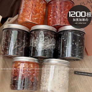 Disposable Rubber Band Black Thickening Hair Band High Elasticity Simple and Durable Does Not Hurt Hair Kids Head Rope Hair Band for Hair Ties