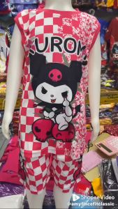 COD 1165# girls terno for 2-7 yrs old