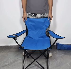 Kerusi Healing Lipat Khemah/Portable Folding Camping Chair with Arm Rest Cup Holder Outdoor Foldable Chair Picnic Kerusi Lipat Khemah/折叠椅