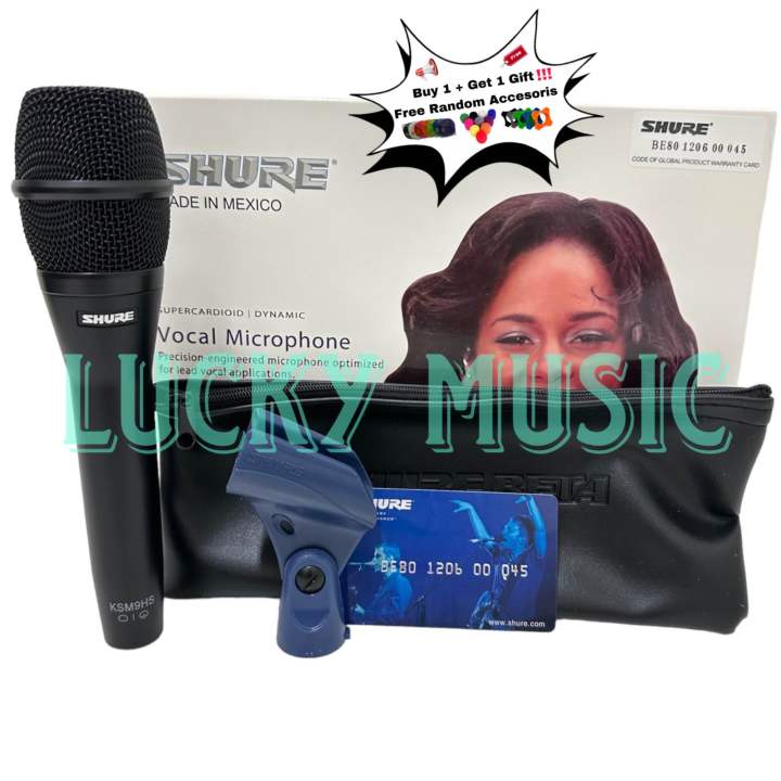 Mic kabel Shure KSM 9 HS Original Mexico ksm9 hs free Card n mic