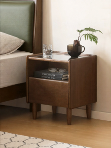 WEISHA | Compact Modern Wooden Bedside Table