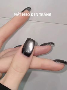 Sơn Móng Tay Dạng Gel Mắt Mèo MIANEL 12ML Màu Đen Ngọc Trai Đen Tuyền Trắng Đậm Bộ Sưu Tập Mùa Hè - Có Tùy Chọn Đóng Gói Đơn Hoặc Nhiều