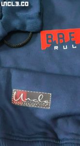 Uncle-Co Jaket Hoodie Sweater Pria Warna Nevy Sablon Break Size M L XL XXL Bisa COD Baru 2025