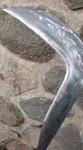 Sabit arit pengaritan serbaguna bahan baja PER sudah ditempa sepuh siap pakai ukuran sedang